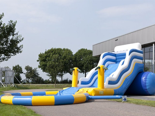 JB Waveslide Met Bad Inflatable Water Park For Sale BY-AWP-014